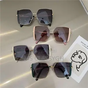 Sunglasses Fashion Vintage Big Frame Driving Street Photo Su