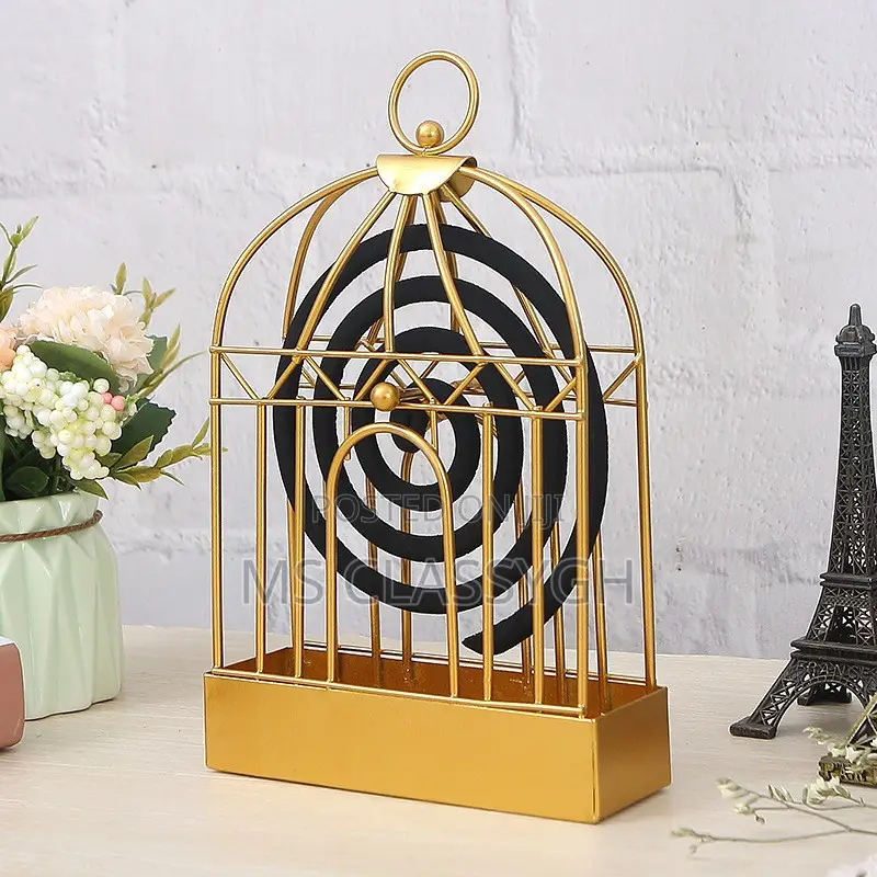 Birdcage Mosquito Coil Holder Summer Days Iron Mosquito Repe