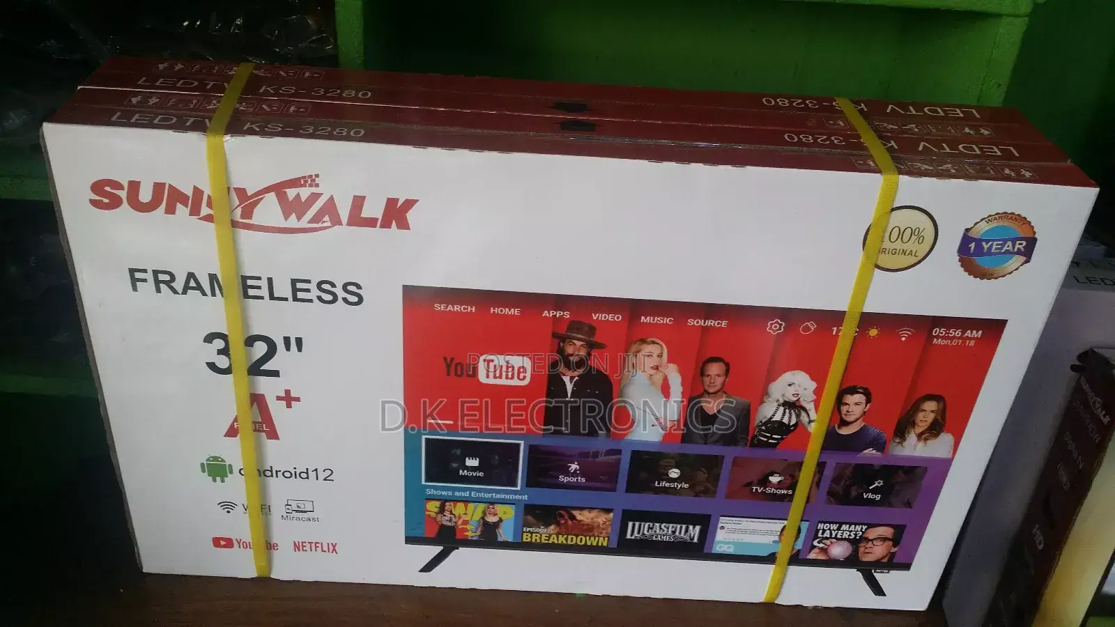 Sunny Walk 32 Inches Smart / Android Uhd Television