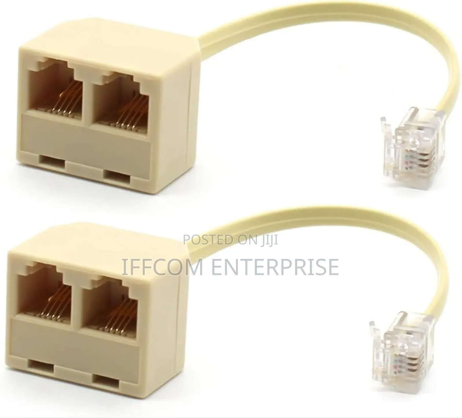 Dual Female Rj11 Adapter