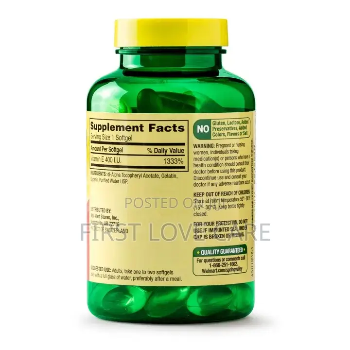 Spring Valley Vitamin E 400 Iu