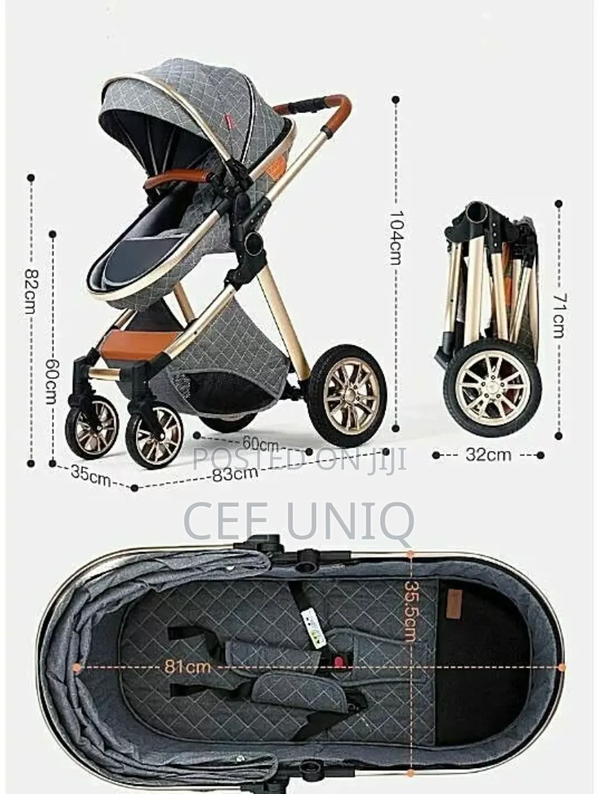 3 in 1 Stroller With Car Seat
