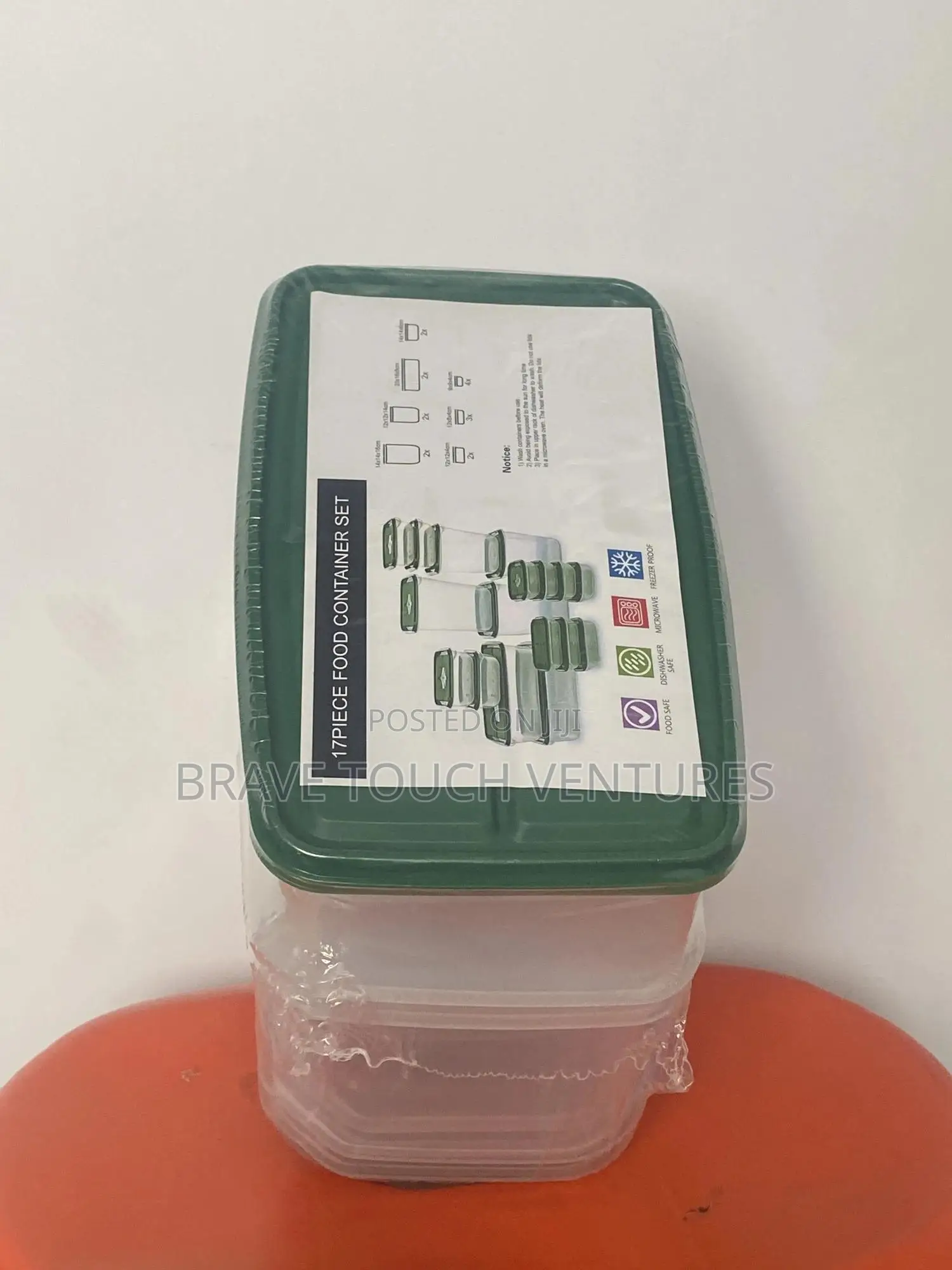 17 Piece Plastic Storage Food Container