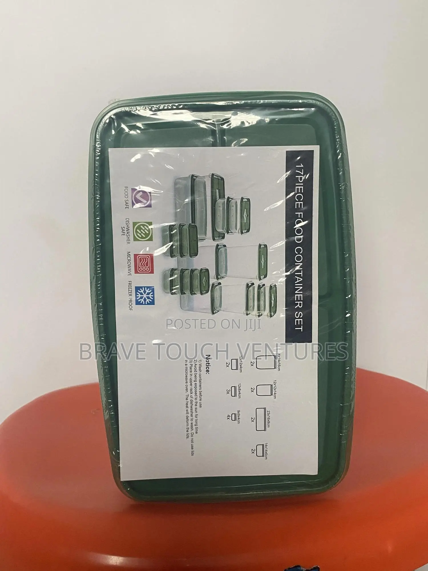 17 Piece Plastic Storage Food Container