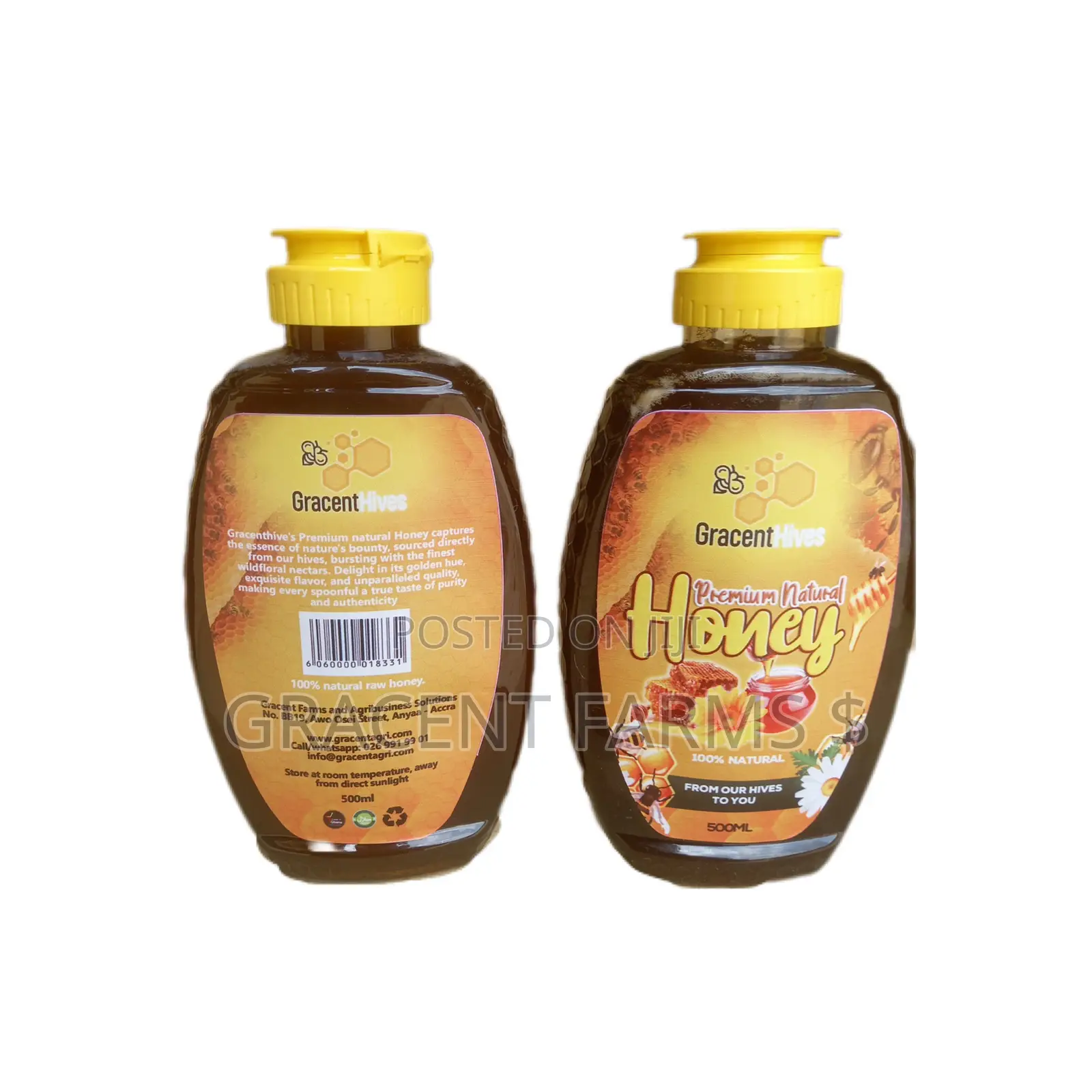 500ml Gracent Hives Premium Natural Honey