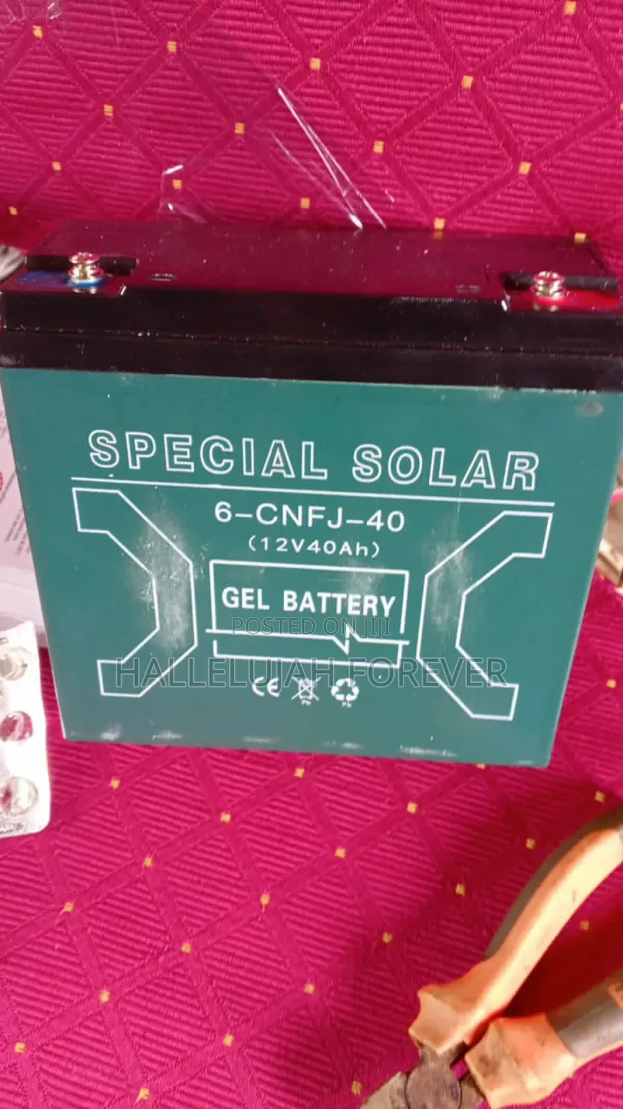 Solar Gel Battery 12V 40ah