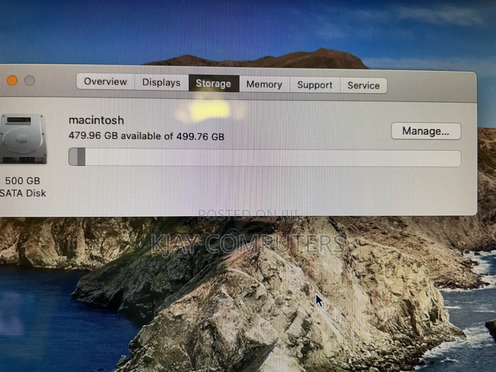 Laptop Apple MacBook Pro 2012 8GB Intel Core i5 HDD 500GB