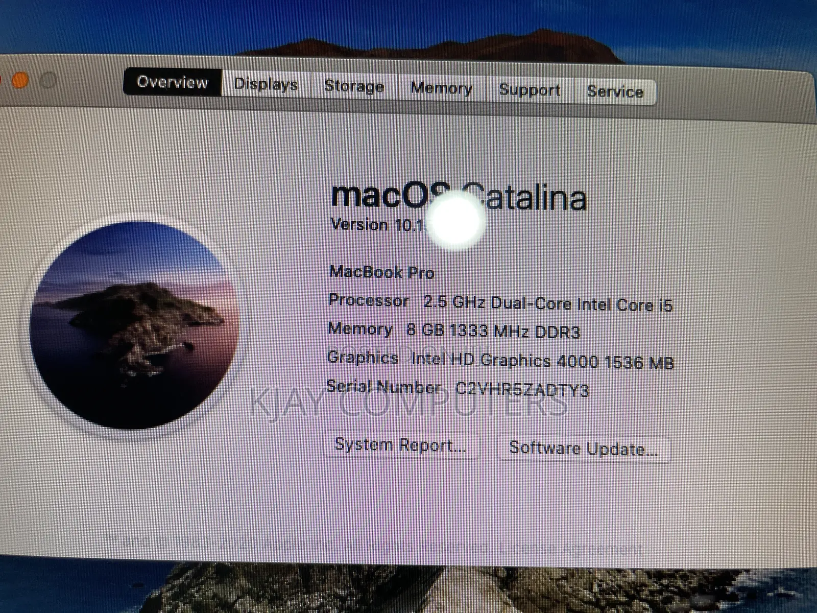 Laptop Apple MacBook Pro 2012 8GB Intel Core i5 HDD 500GB
