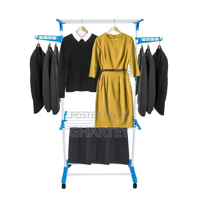 Multipurpose Foldable Clothes Dryer Blue