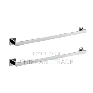 Towel Rod / Hanger. Gj6801 Silver.