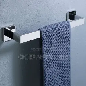 Towel Rod / Hanger. Gj6801 Silver.