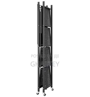 Modern 5 Tier Heavy Duty Foldable Metal Organizer Shelve