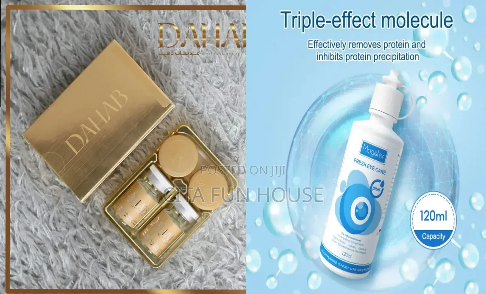 Eye Contact Lens With Solution 120ml