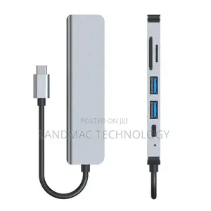6in1 USB C Hub Adapter to HDMI Hub +USB+PD Multifunction