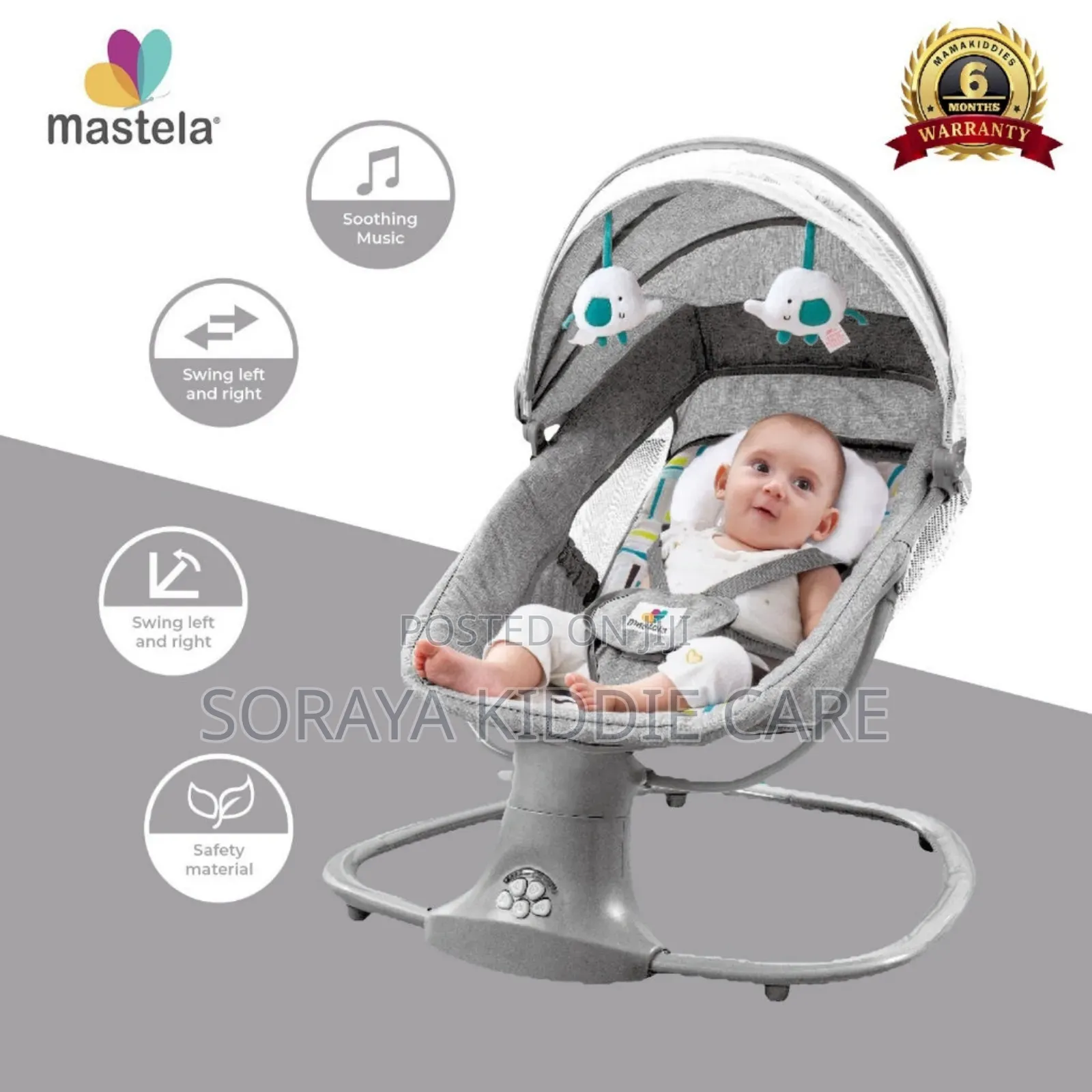 Mastela 3 in 1 Swing / Bassinet