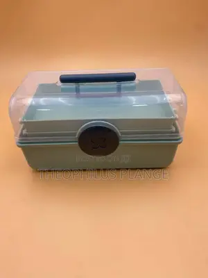 Portable Cosmetic Storage Box Organizer And