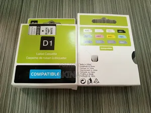 Dymo D1 Compatible Cartridge 12mm Label Cassette