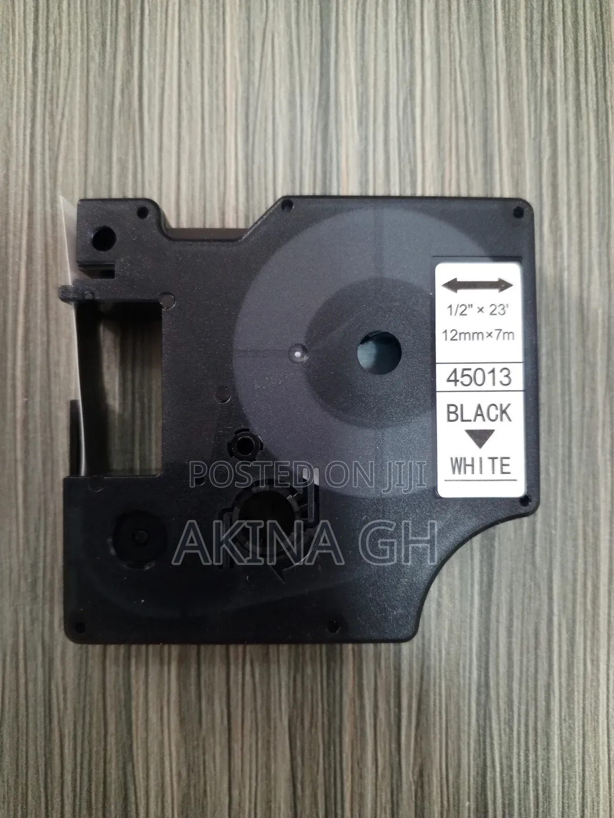 Dymo D1 Compatible Cartridge 12mm Label Cassette