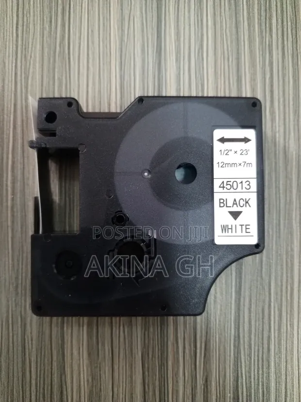 Dymo D1 Compatible Cartridge 12mm Label Cassette 2
