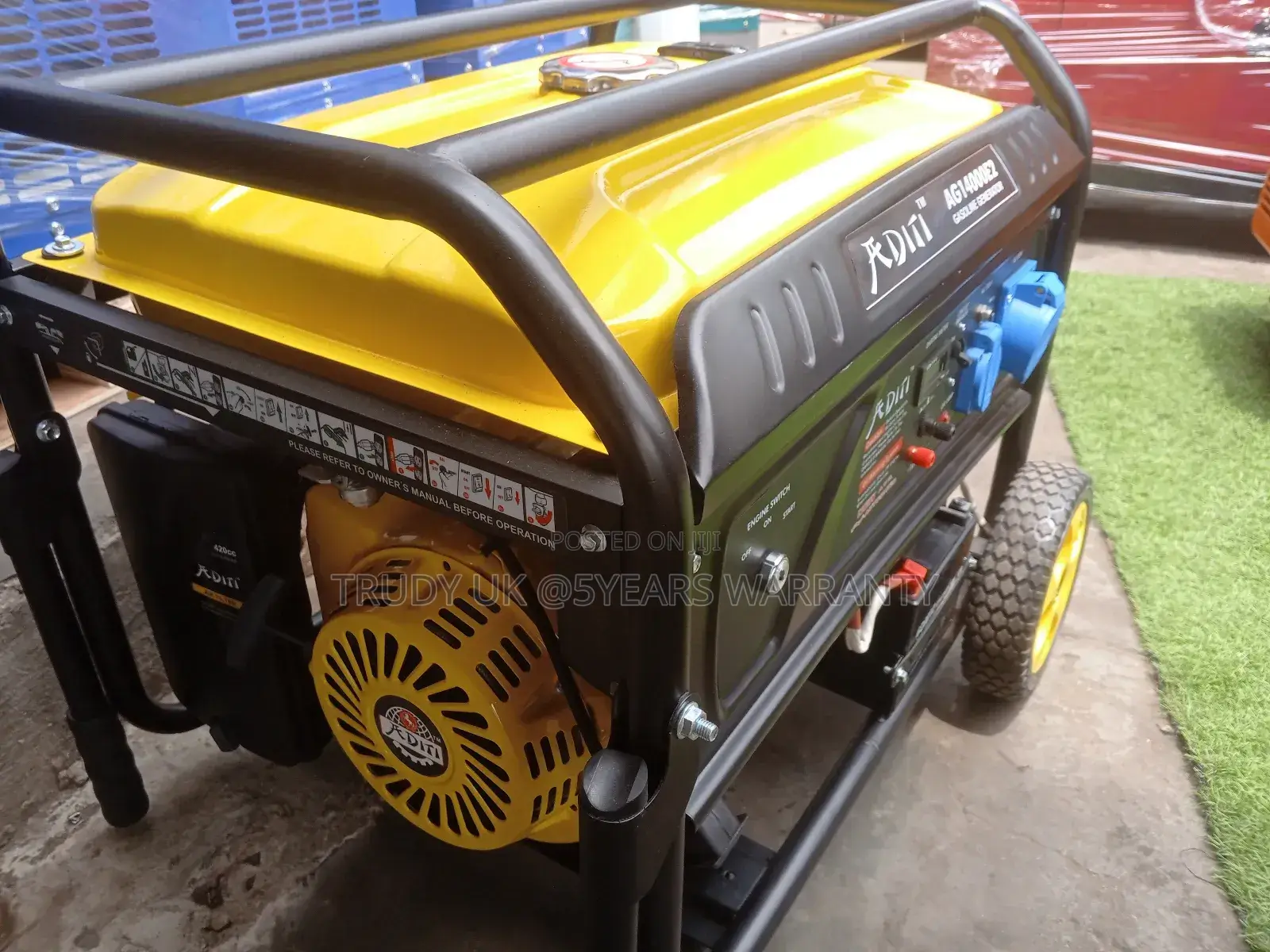 Generator Aditi 14000watts 230V Easy Keystart Generator