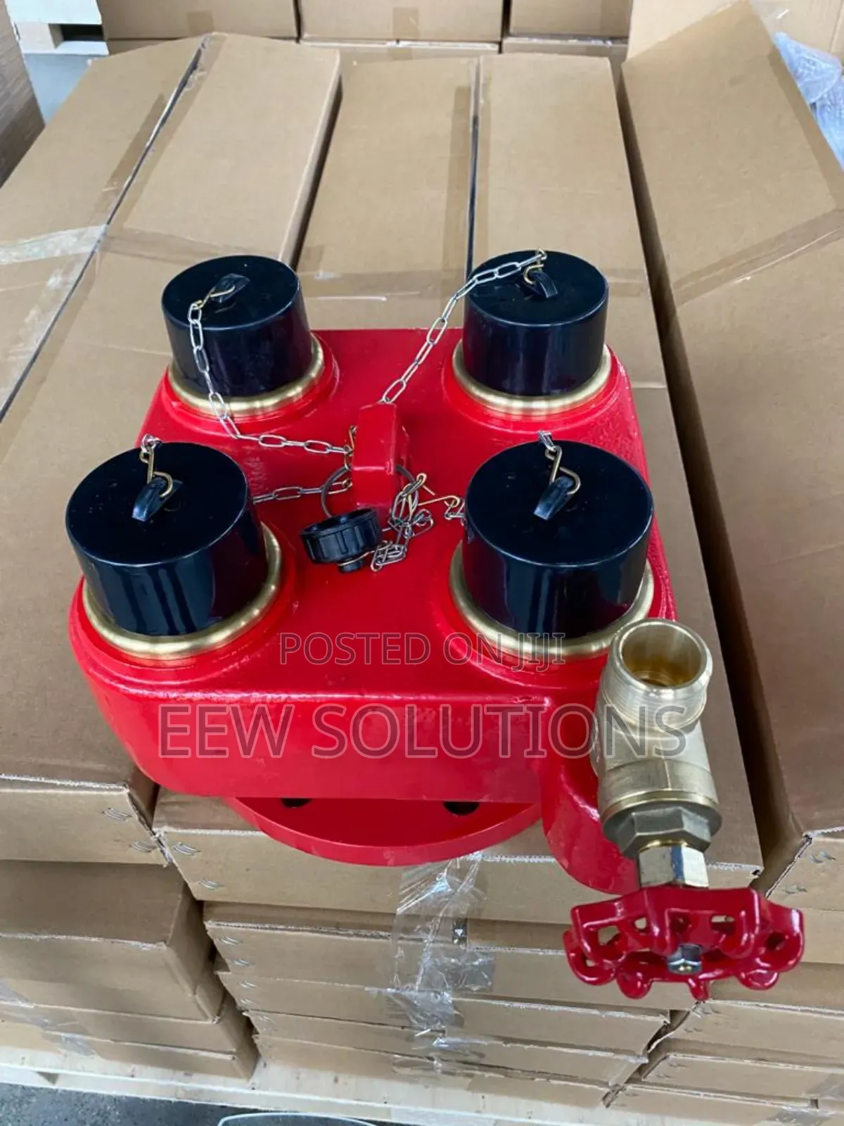 4 Way Breeching Inlet Valve