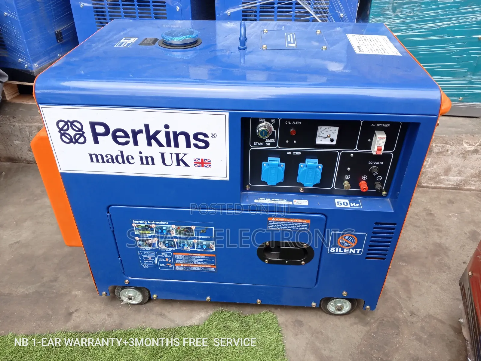 Perkins Generator Silent Diesel 13000 Generator Keystart