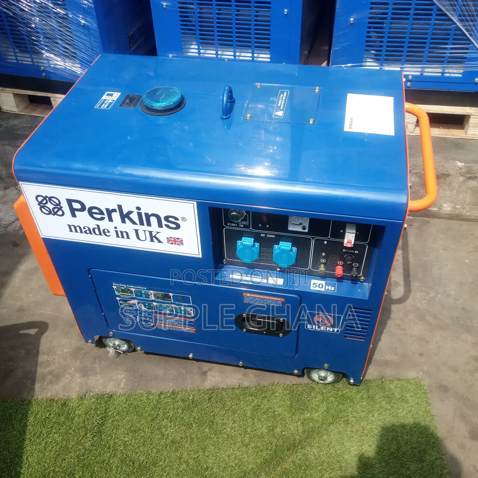 Normal Key Switch 10kva Diesel Perkins Generator Verified 