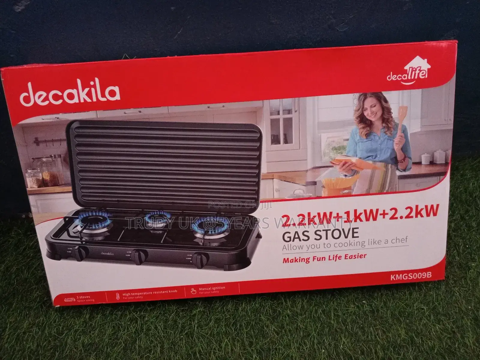 Gas Stove 3set 2.2kw Brand New Decakila