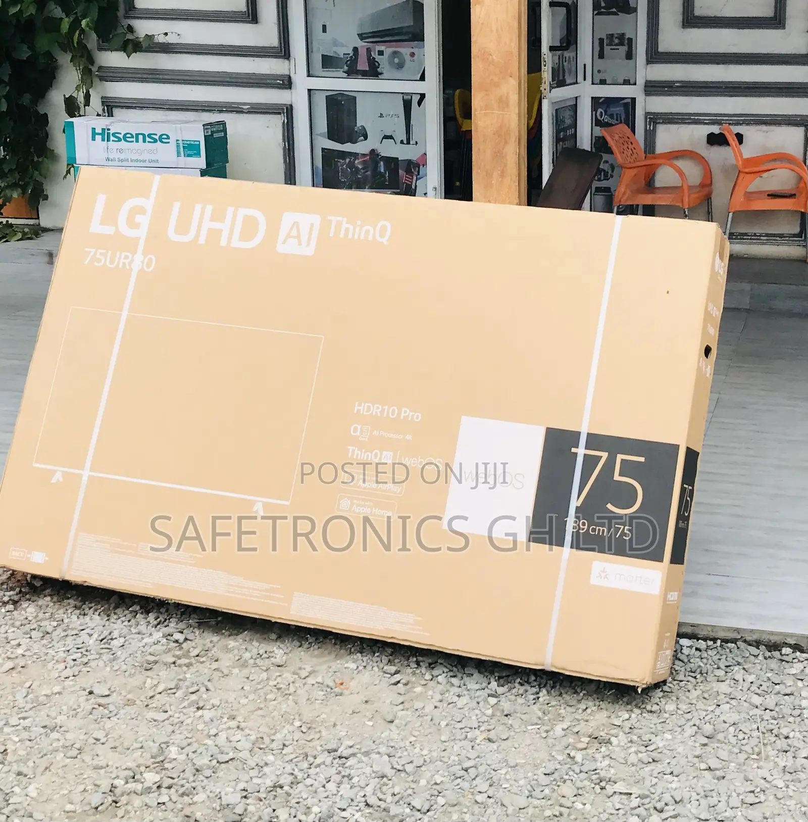 Original Led Smart Ur80 Lg 75 Inch Uhd Crystal Tv