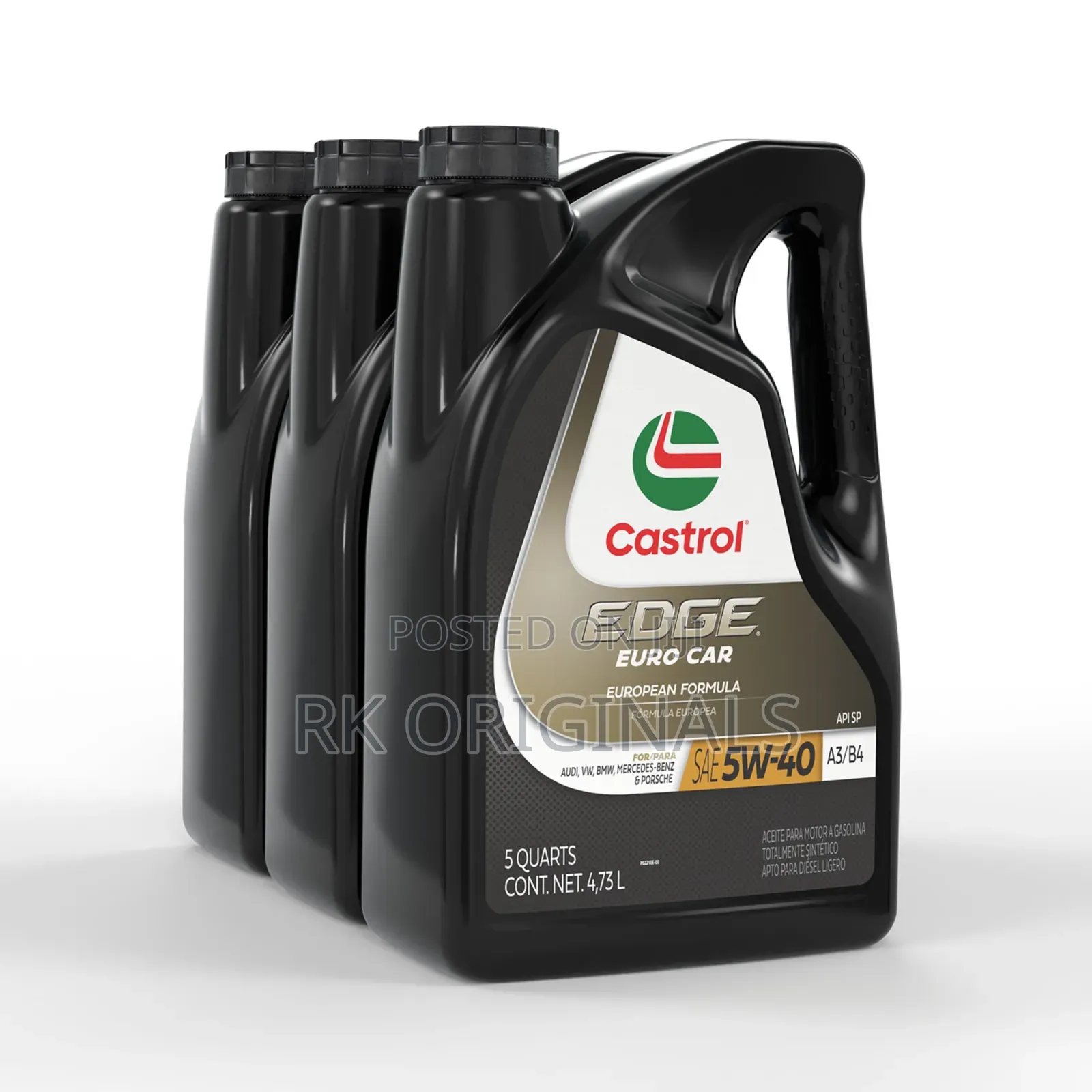 Castrol Edge 5w40 Oil Euro Car 5l  Imported From Usa 🇺🇸