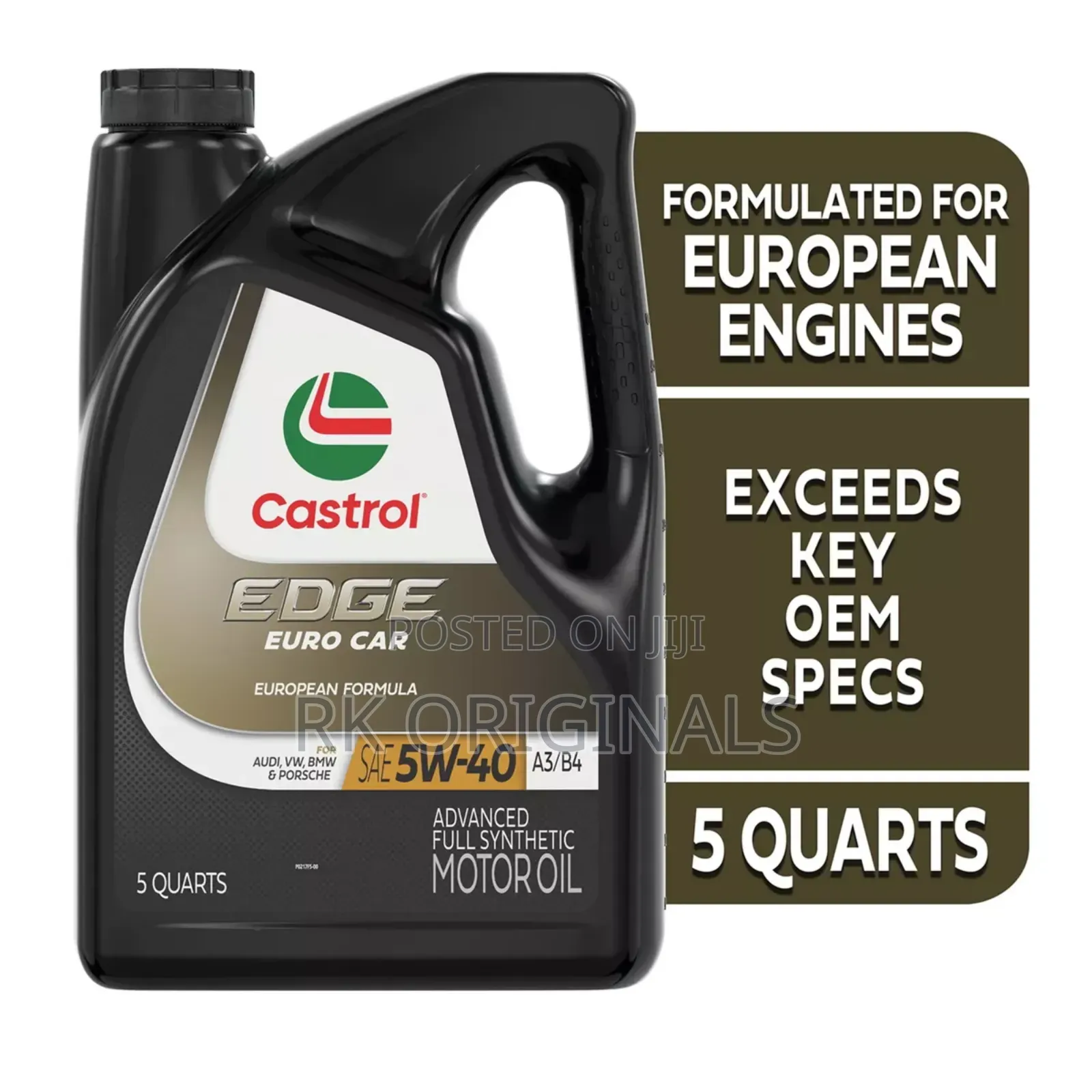 Castrol Edge 5w40 Oil Euro Car 5l  Imported From Usa 🇺🇸