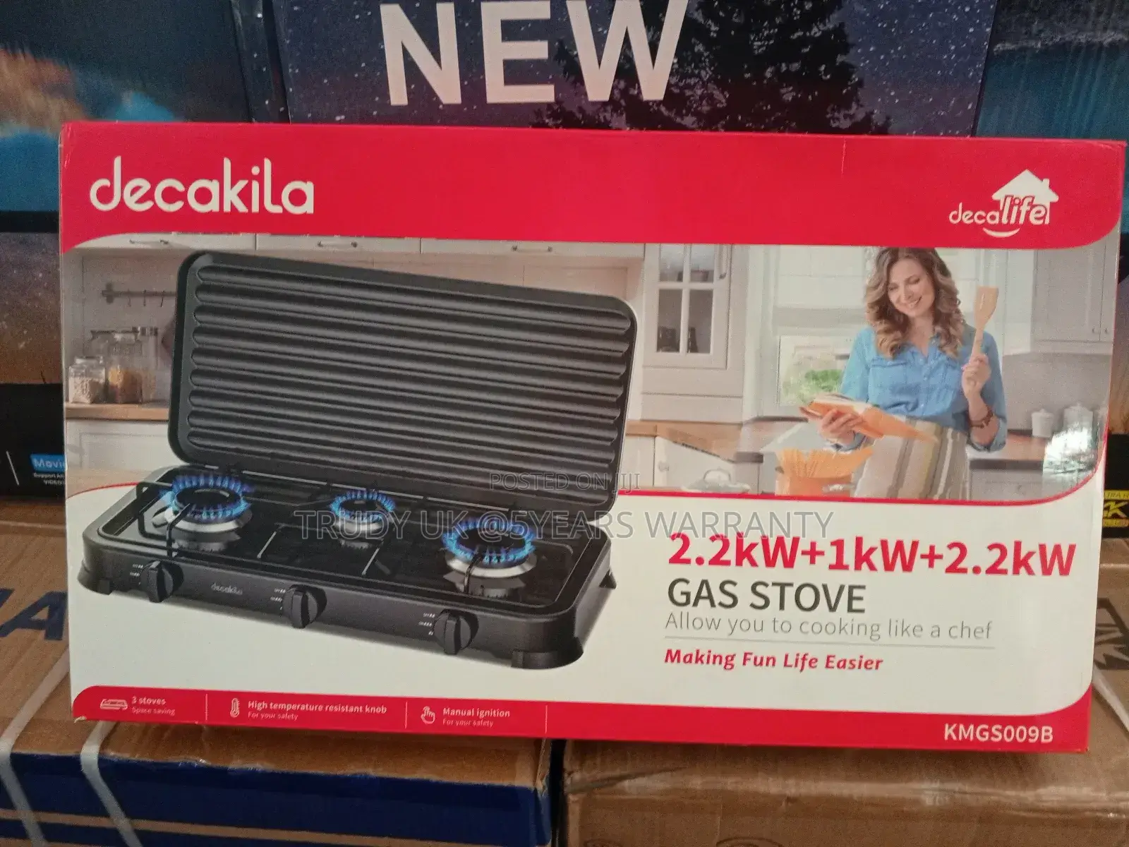 Buy 2.2kw +1kw+2.2kw Gas Stove