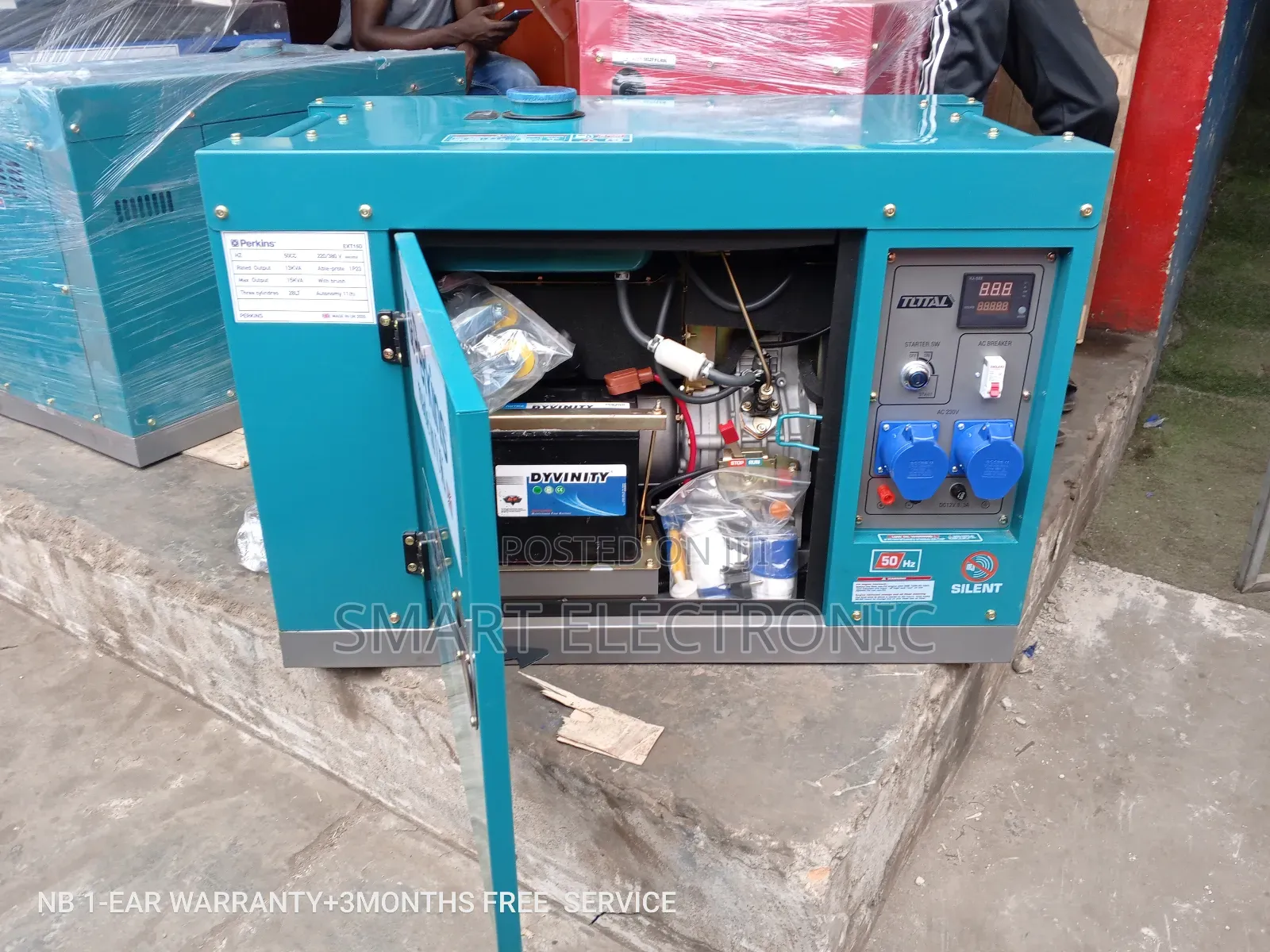 Perkins Generator Silent Diesel 15kw 16500W Affordable Price