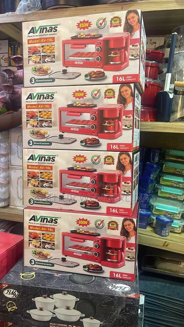 3 in 1 Breakfast Maker ( Frying,Roasting , Making Coffee)