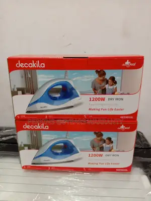 Brand New Dry Iron Quality Decakila 1200watts Easy to Use
