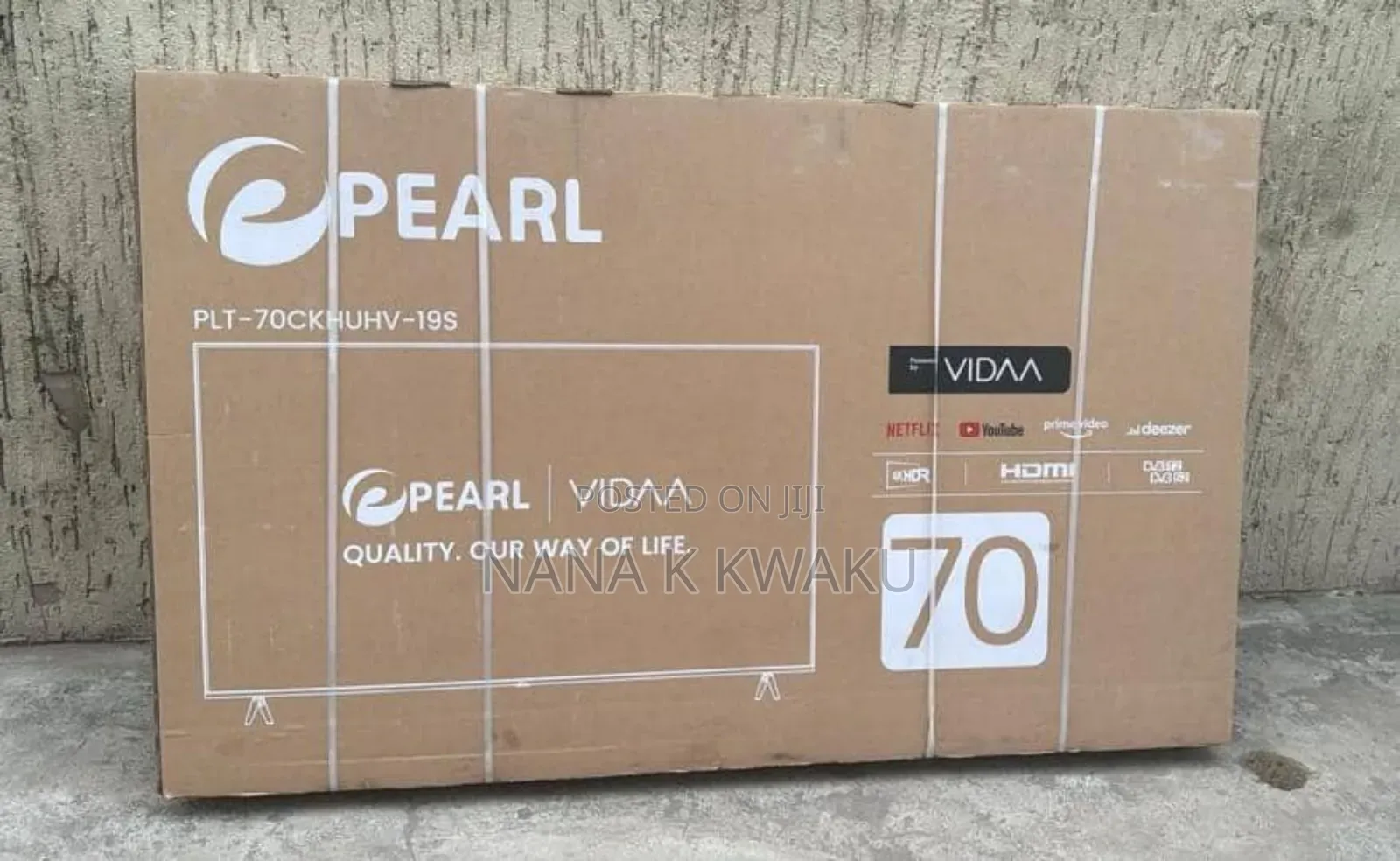 70inches UHD Smart Tv Pearl Available