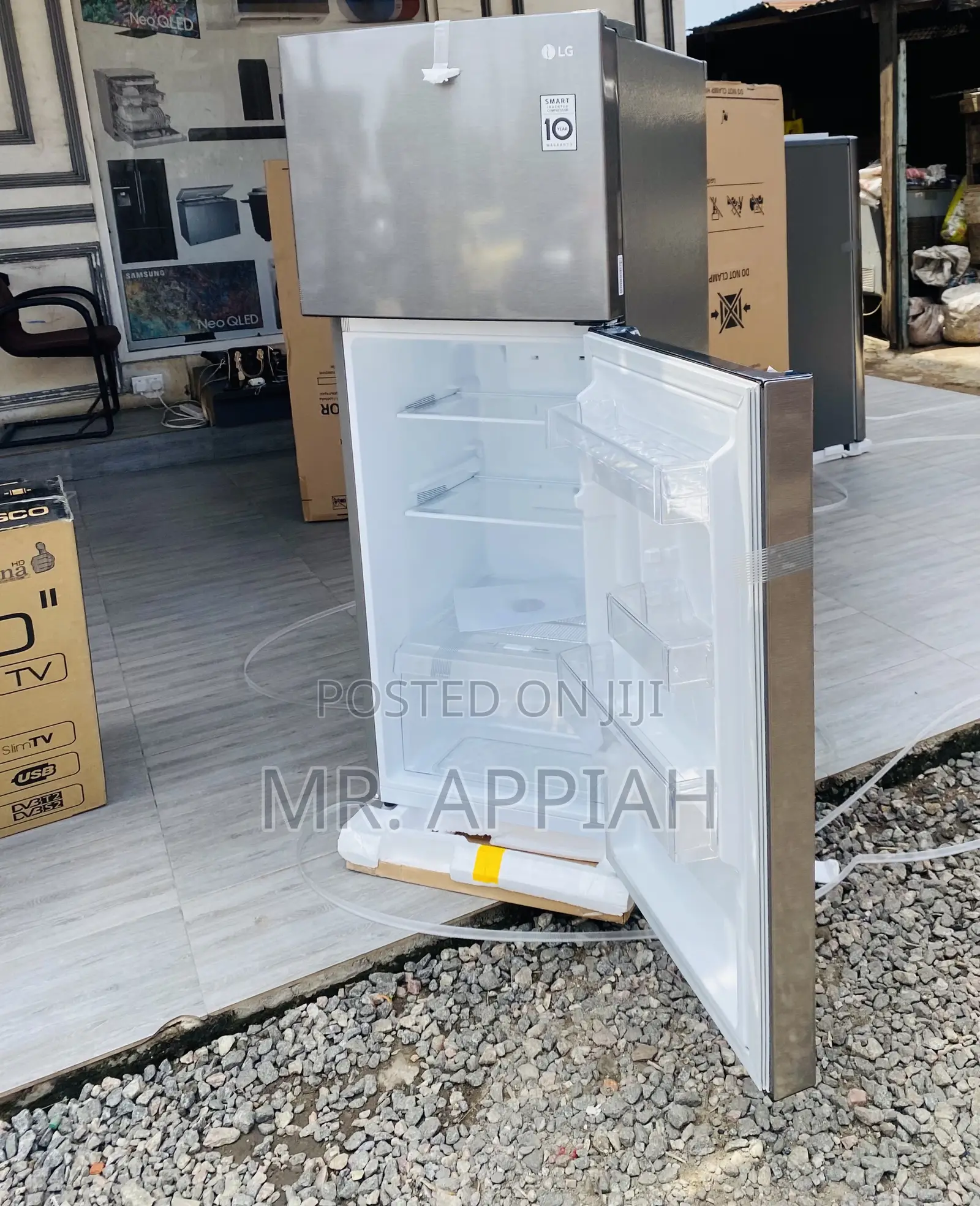 Buy Reliable LG GN-B202SQBB Double Door Electric Fridge,Gray