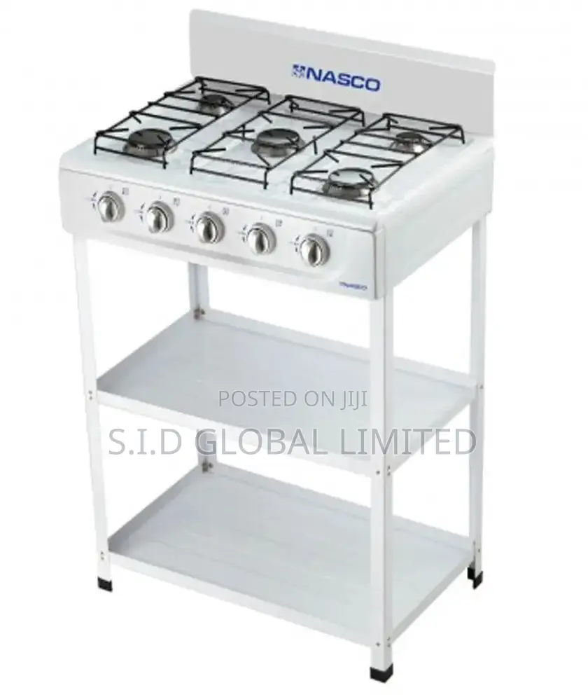 Perfect Nasco 5 Burner Gas Stove Nasgs-K5bw-S