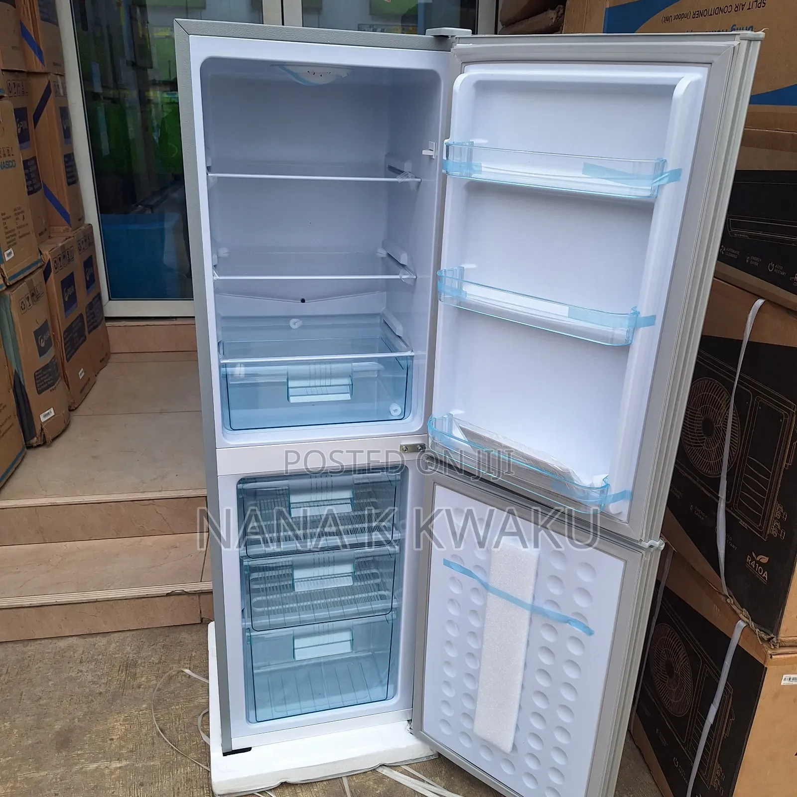 Nasco Nasd2-20 Double Door Fridge_bottom Freezer Available