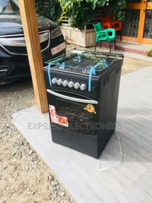 Affordable Price Black Gas Cooker Oven 4burner 50/50
