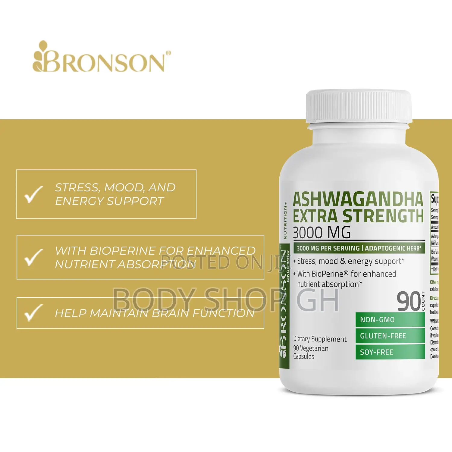 Maximum Strength Ashwagandha for Stress and Mood Support