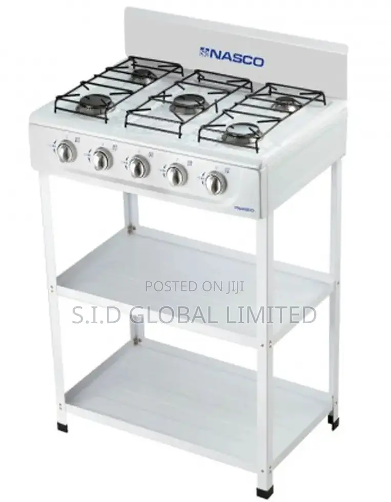 Unique Nasco 5 Burner Gas Stove Nasgs-K5css-S