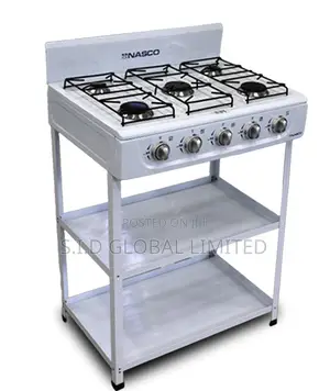 Exclusive Nasco 5 Burner Gas Stove Nasgs-K5css-S