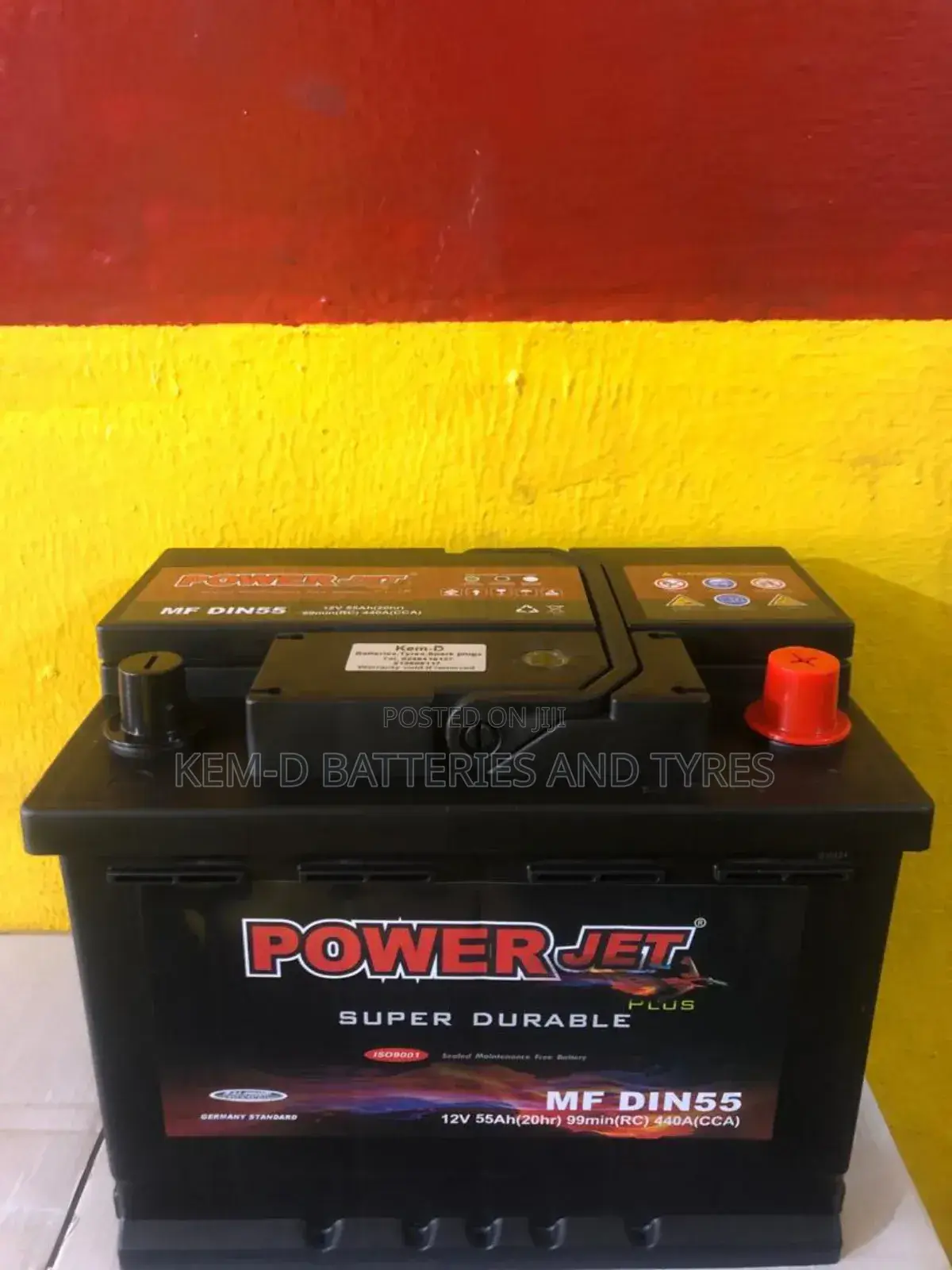 15 Plates Battery - Powerjet 75ah 12volts