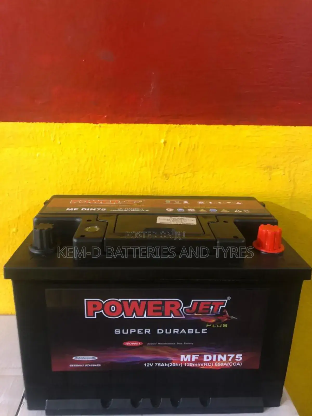 15 Plates Battery - Powerjet 75ah 12volts