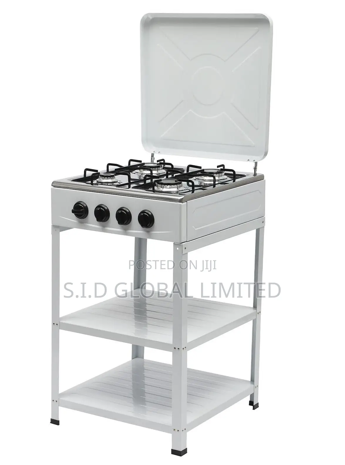 Brilliant Nasco 4 Burner Gas Stove Gold Cap Nasgs-K4css-S