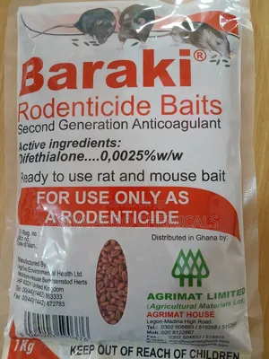 Baraki Rodenticide ( Mouse, Rats, Squirrel) Bait
