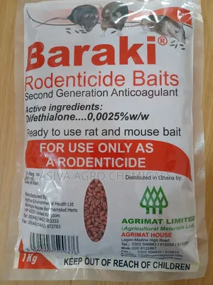 Baraki Rodenticide ( Mouse, Rats, Squirrel) Bait