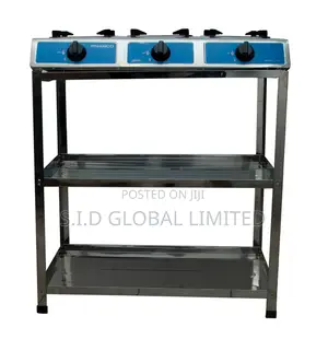 Adorable Nasco 3 Burner Gas Stove Silver, Nasgs-K332fs