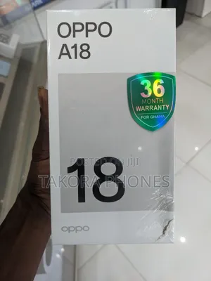 New Oppo A18 64 GB Black